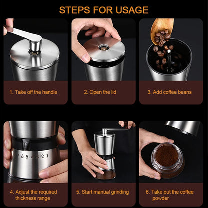 Manual Coffee Grinder with Ceramic Core